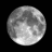 Waning Gibbous, Luna  16 days in cycle