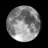 Waning Gibbous, Luna  18 days in cycle